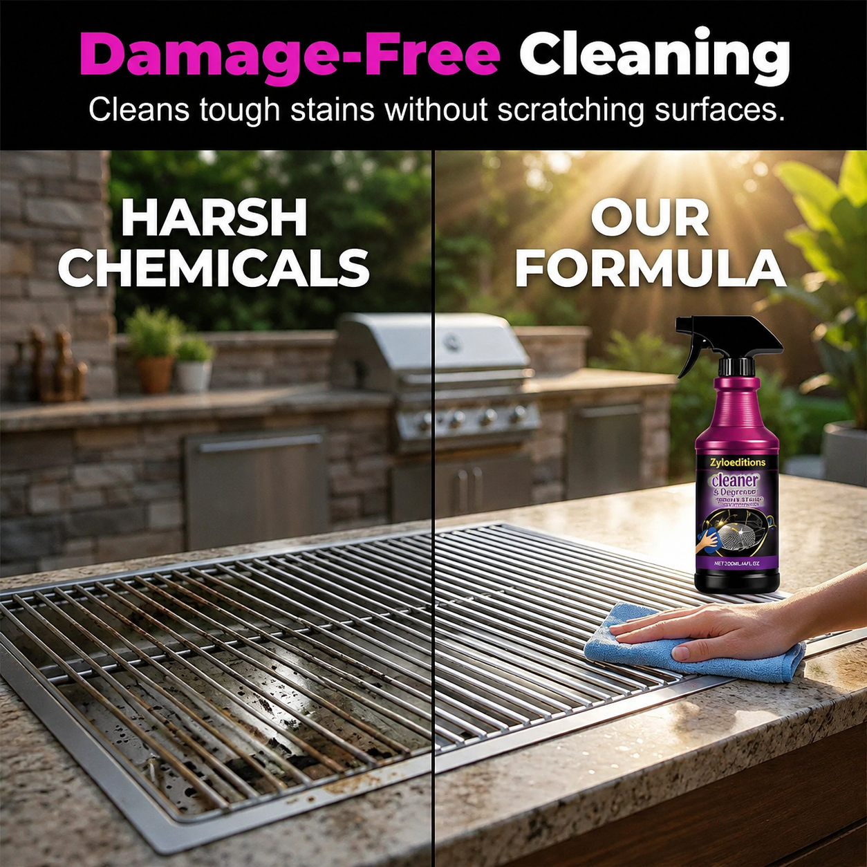 Fast-Acting Heavy-Duty Grill Degreaser Spray