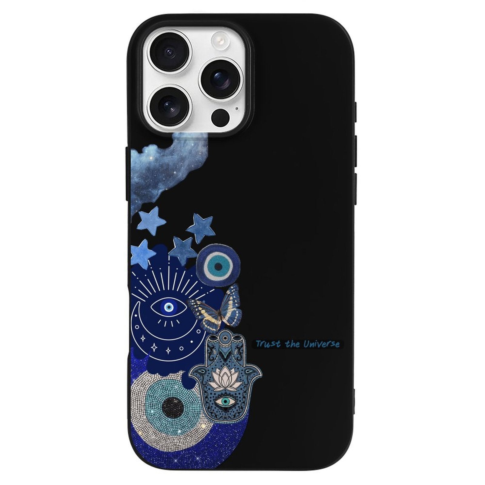 Protective Evil Eye iPhone Case - Turkish Blue Glass Amulet for