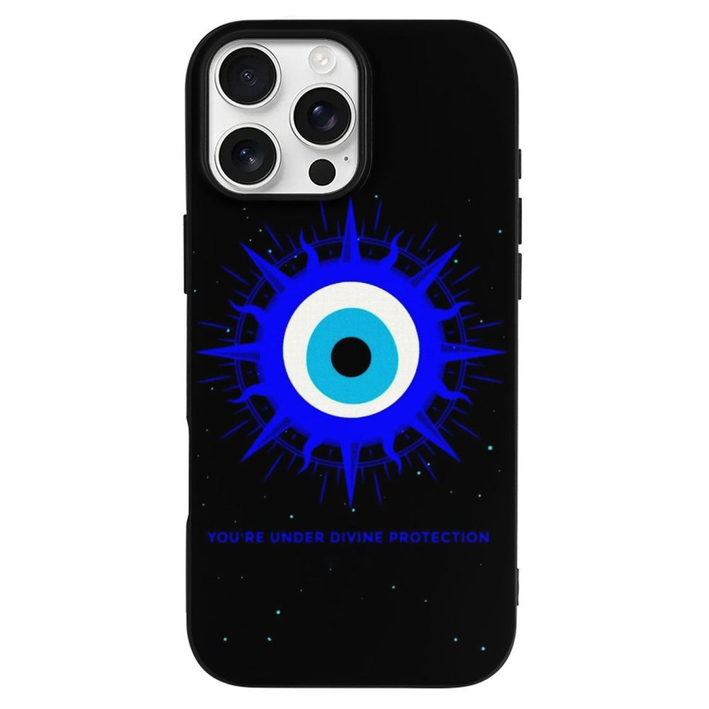 Protective Evil Eye iPhone Case - Turkish Blue Glass Amulet for
