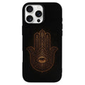 Hamsa Hand iPhone Case - Boho Kabbalah Spiritual Protection for