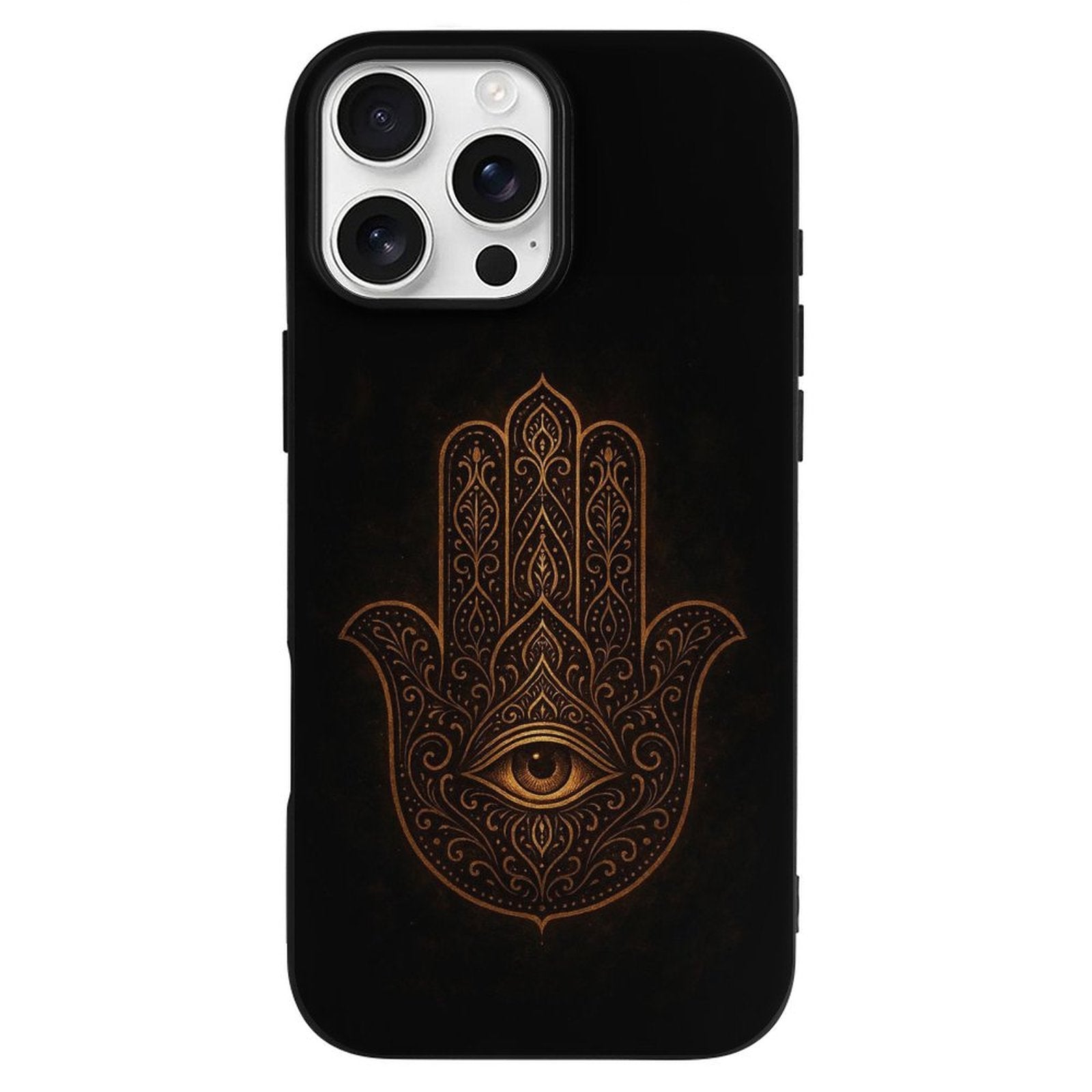 Hamsa Hand iPhone Case - Boho Kabbalah Spiritual Protection for