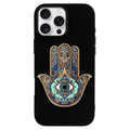 Hamsa Hand iPhone Case - Boho Kabbalah Spiritual Protection for
