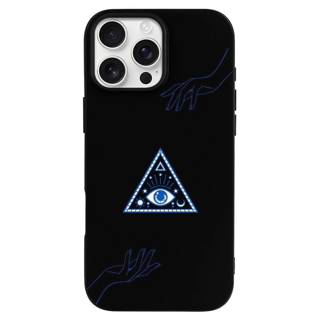 Protective Evil Eye iPhone Case - Turkish Blue Glass Amulet for
