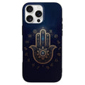 Hamsa Hand iPhone Case - Boho Kabbalah Spiritual Protection for