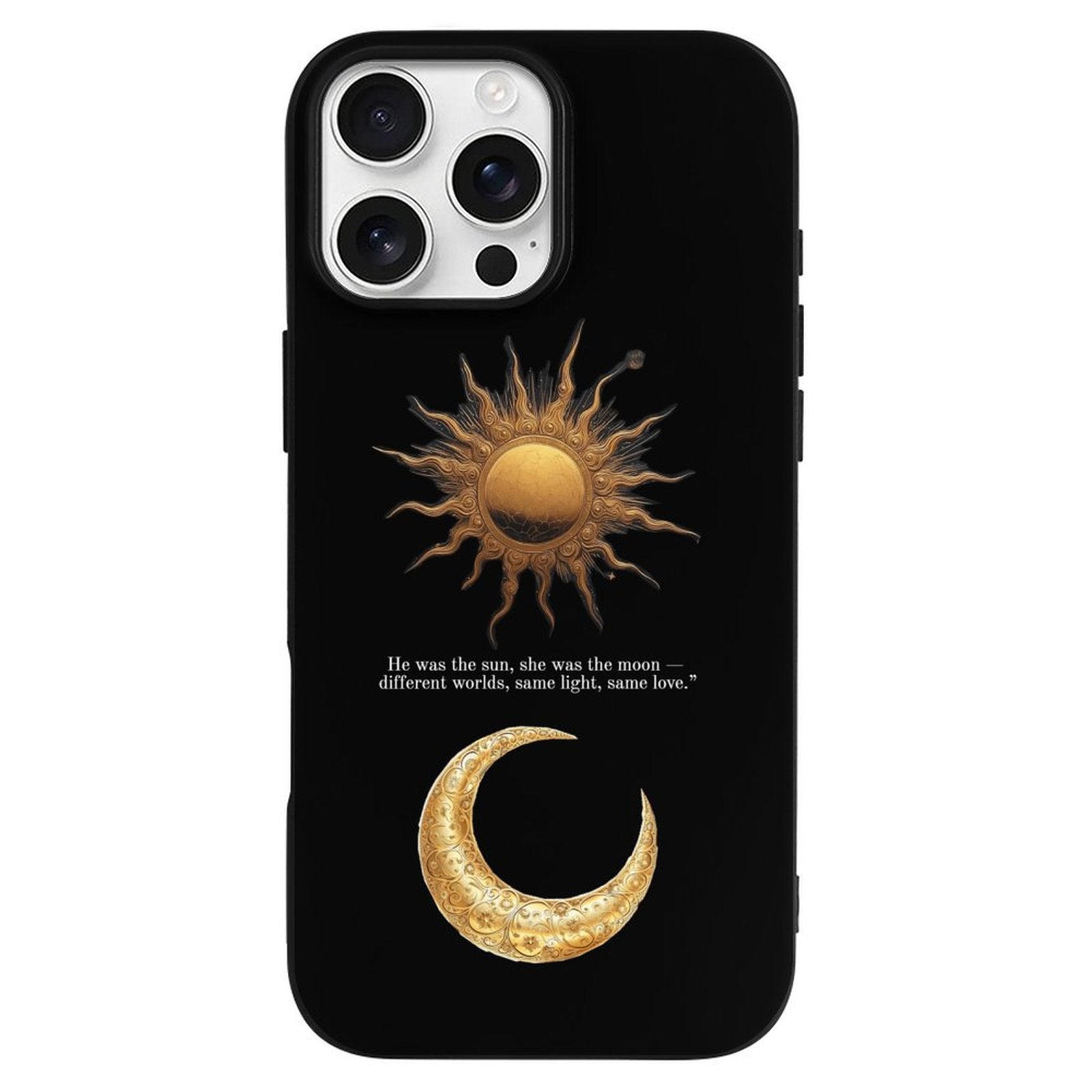 Triple Moon Goddess iPhone Case - Wiccan Maiden Mother Crone Symbol