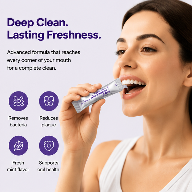 Portable Whitening Mouthwash