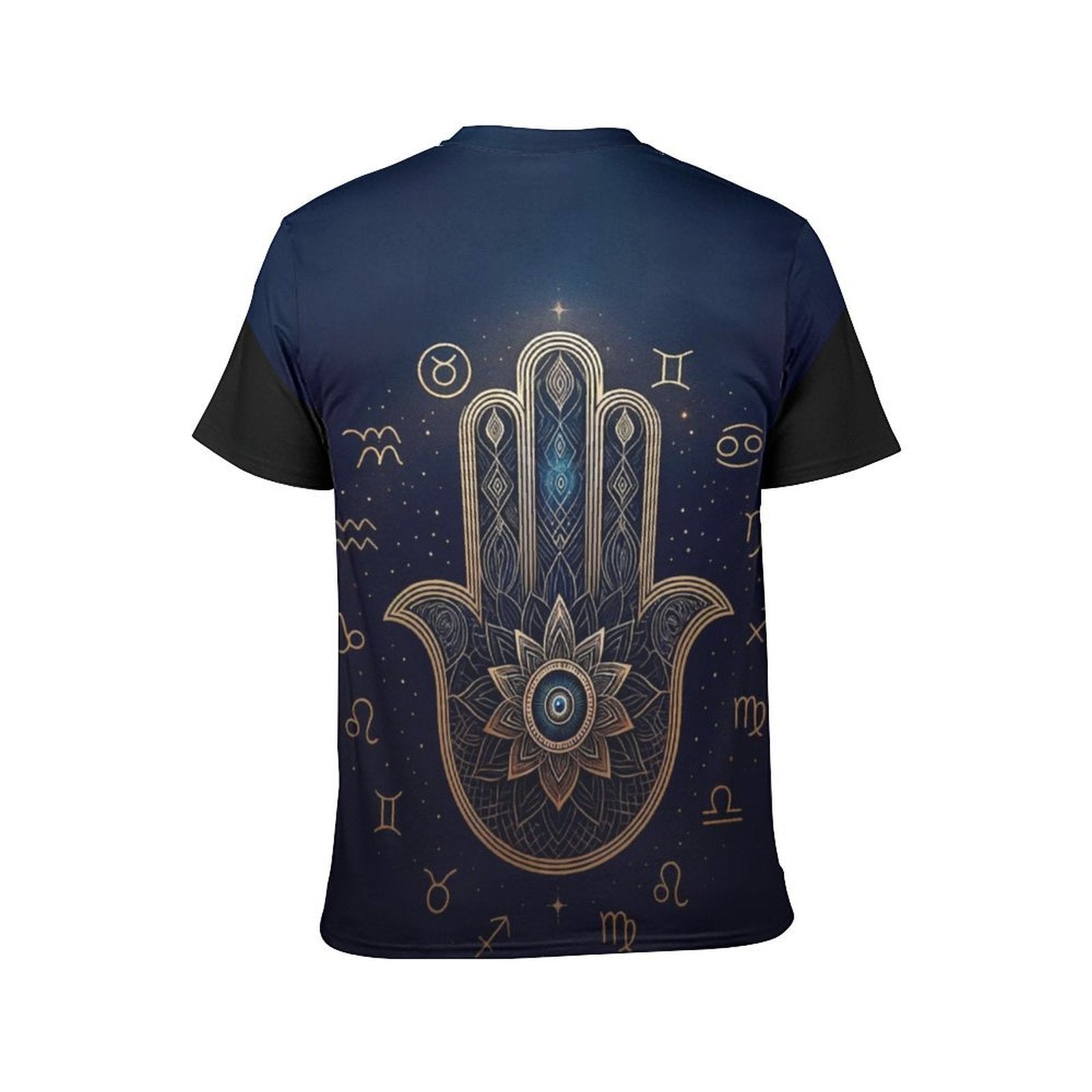 Vintage Hamsa Hand T-Shirt - Middle Eastern Good Luck Symbol for