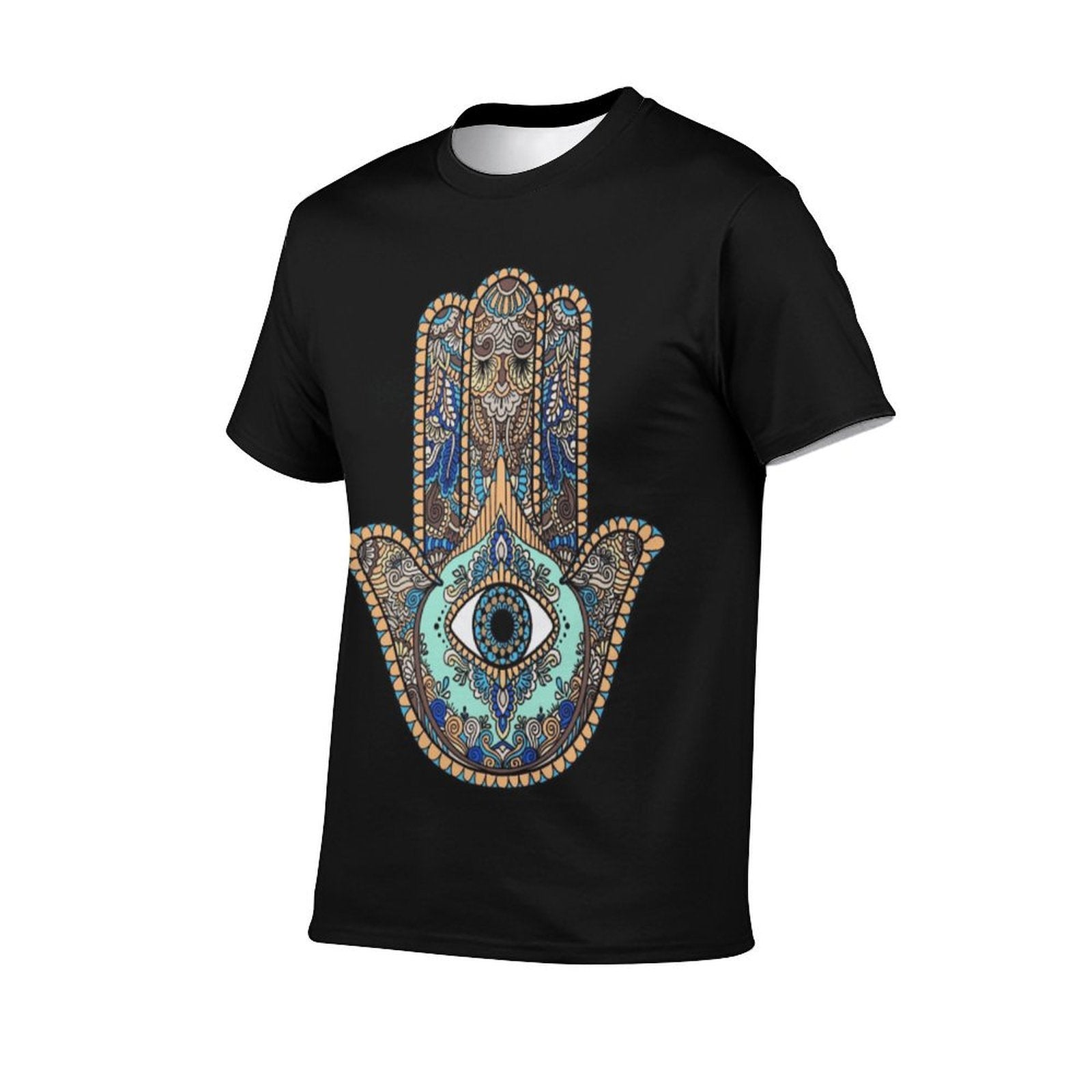 Vintage Hamsa Hand T-Shirt - Middle Eastern Good Luck Symbol for