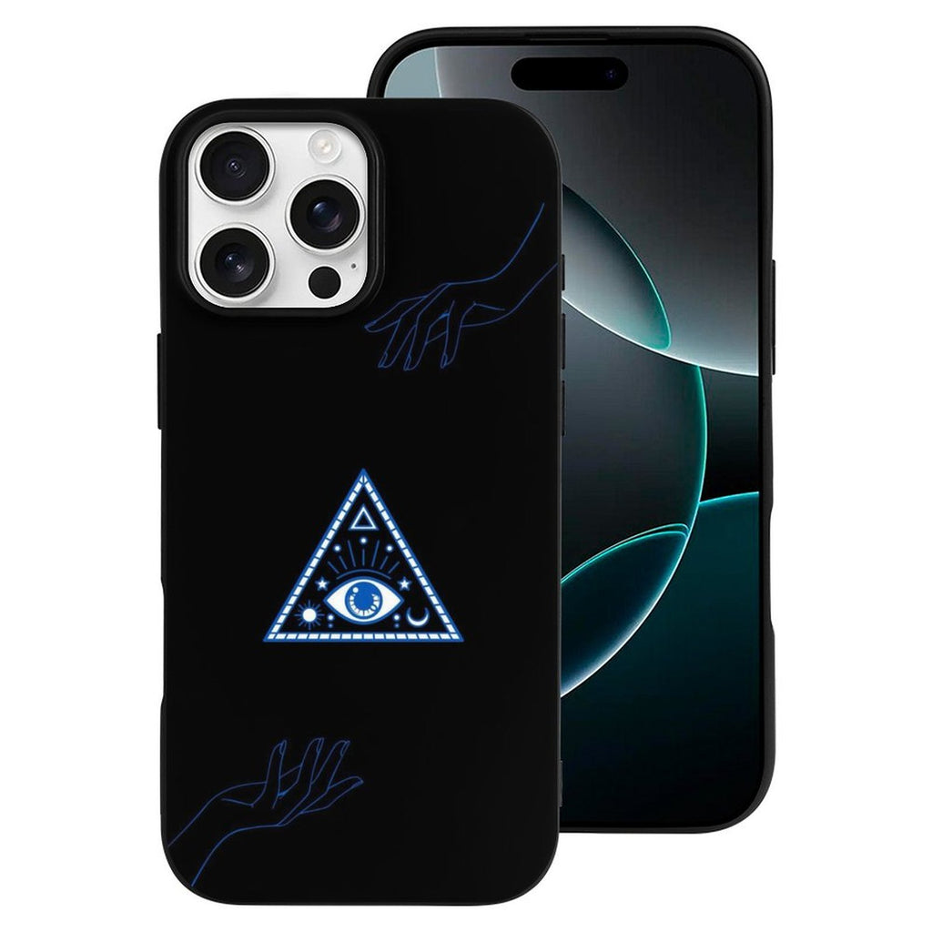 Protective Evil Eye iPhone Case - Turkish Blue Glass Amulet for