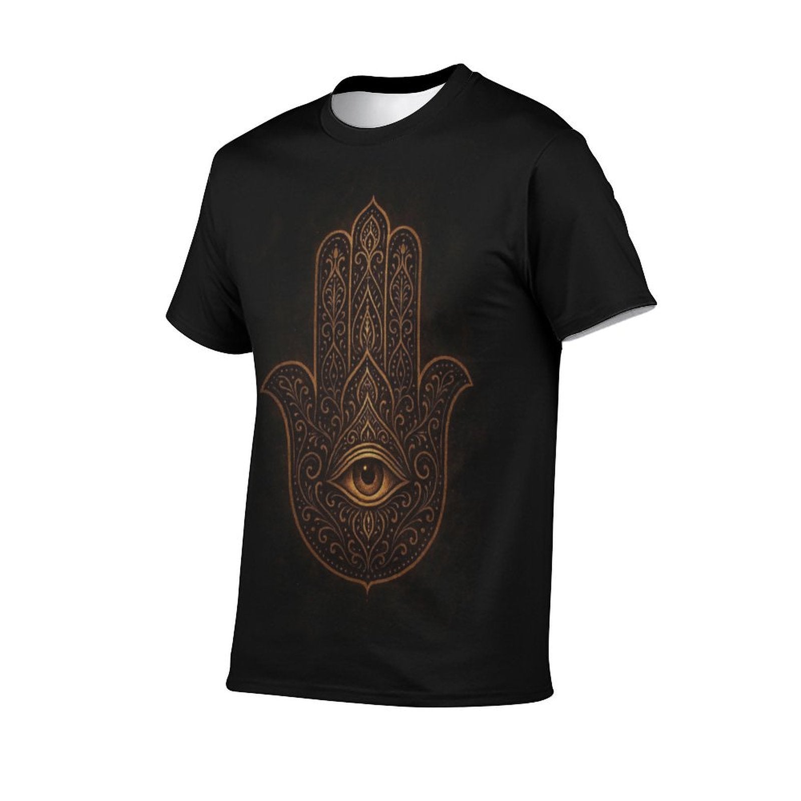 Vintage Hamsa Hand T-Shirt - Middle Eastern Good Luck Symbol for