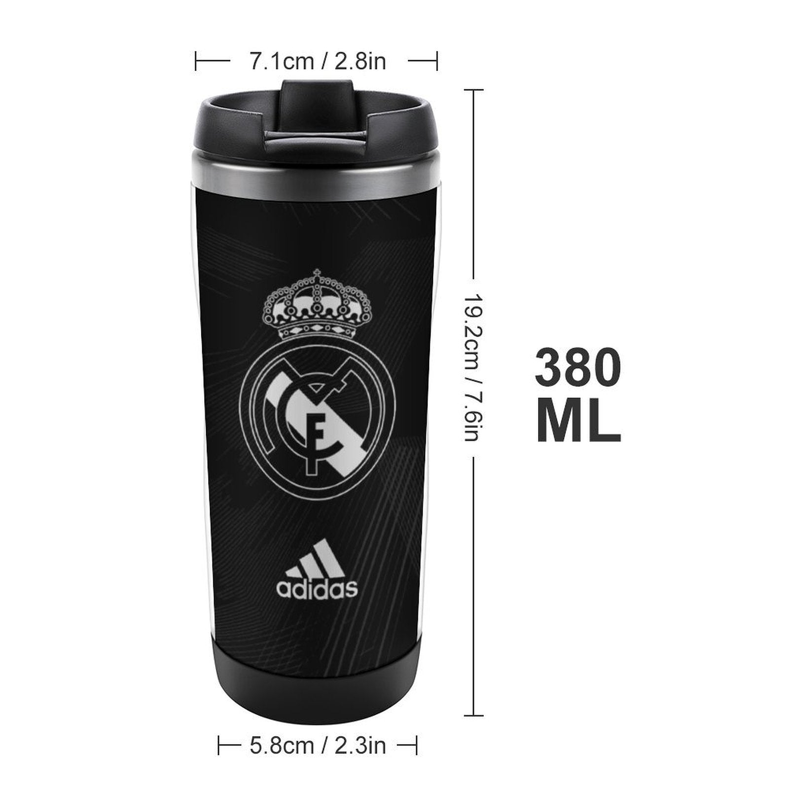 Real Madrid High-quality water cup