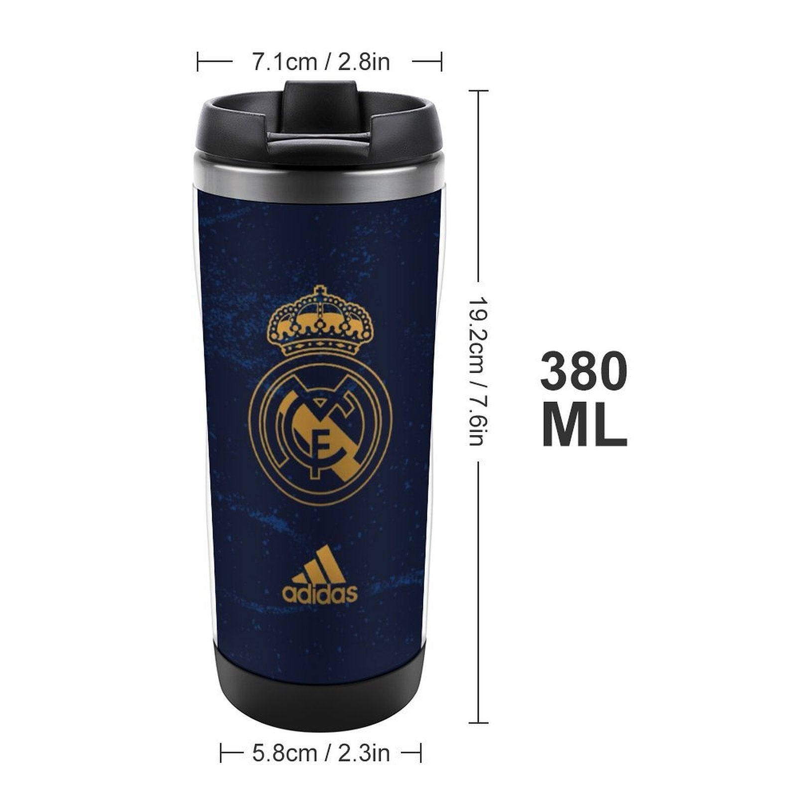 Real Madrid High-quality water cup