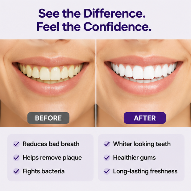 Portable Whitening Mouthwash