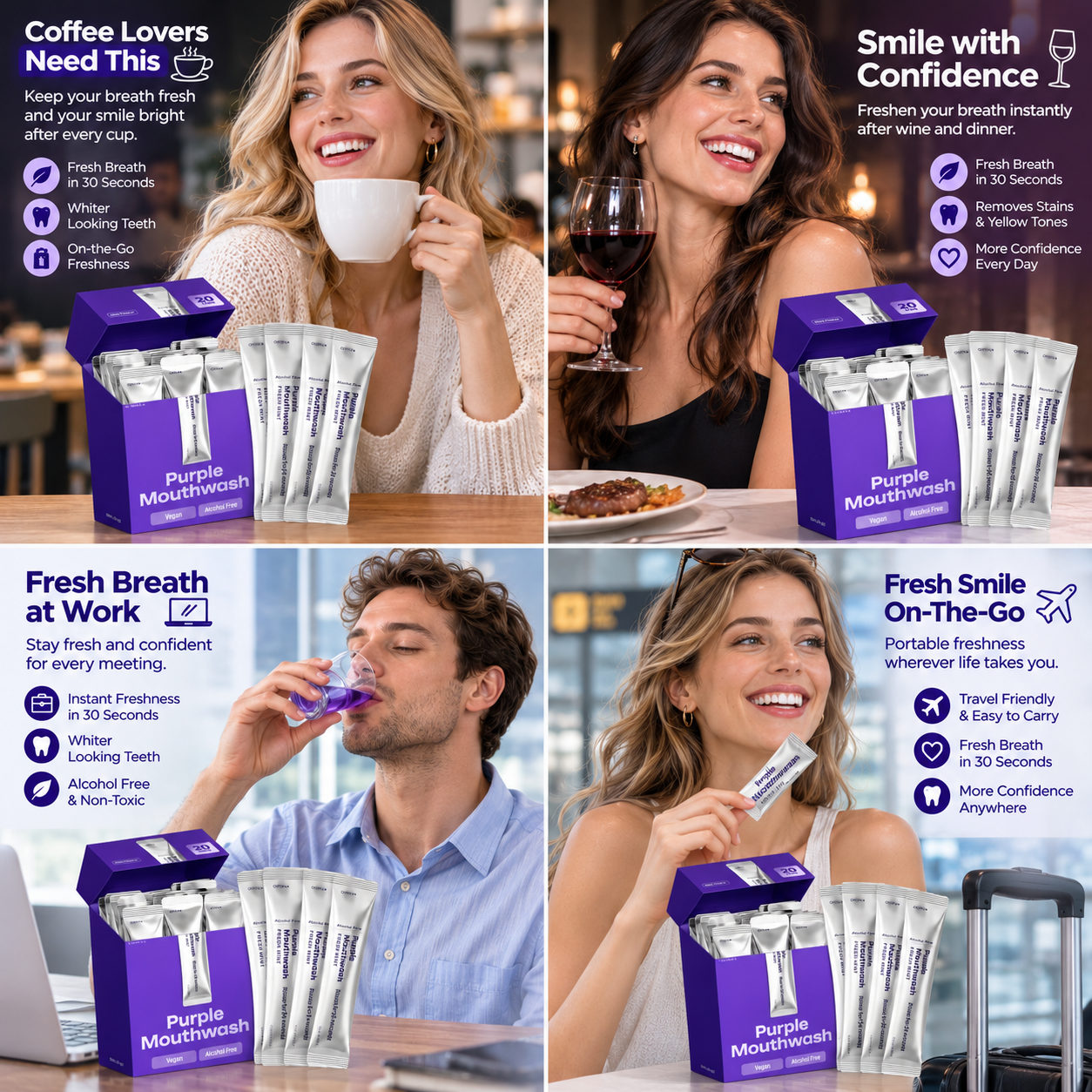 Portable Whitening Mouthwash