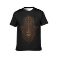 Vintage Hamsa Hand T-Shirt - Middle Eastern Good Luck Symbol for